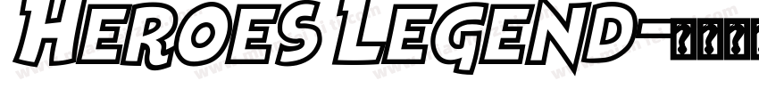 Heroes Legend字体转换